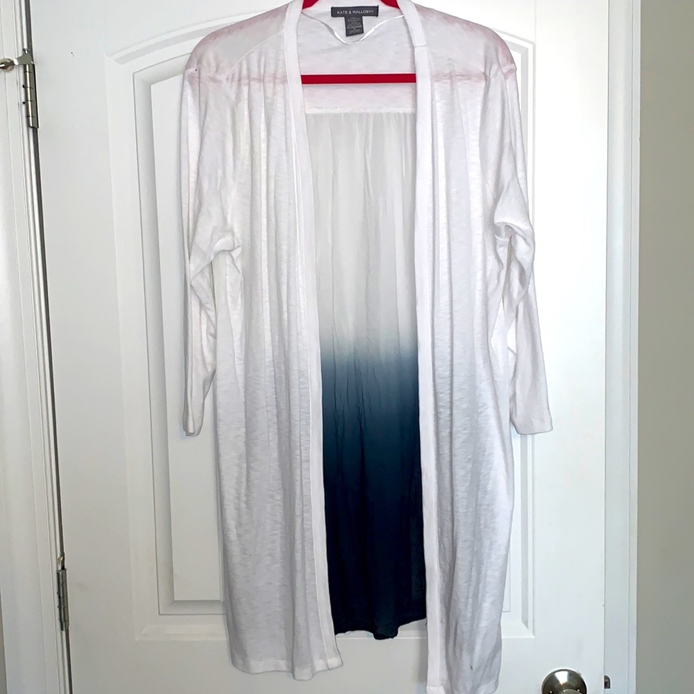 Easy breezy Shawl -dip dye back!